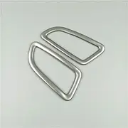 QASULER Stainless Steel Dashboard Air Conditioning Outlet Frame Decoration Cover Trim, for Mercedes-Benz, C Class W205 GLC X253 2015-2018 Air Vent Decoration Trim