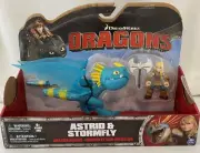 DREAMWORKS HOW TO TRAIN YOUR DRAGON ACTION DRAGON RIDERS ASTRID STORMFLY MIP