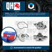 Water Pump fits OPEL SIGNUM F48 2.0 03 to 08 Z20NET Coolant QH 12591894 12621284