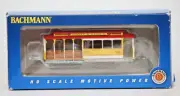 NIB Bachmann HO Yellow & Red - Cable Car with Grip Man 60538