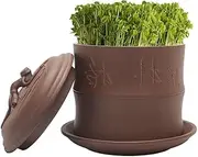 Purple Sand Bean Sprout Machine, Sprouter Bean Growing Machine, 0.5-1.5kg Large Capacity Sprouting Seedling Machines Plant Germination Kits, DIY Seeds Seedling Machines for Home Kitchen