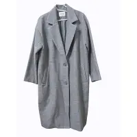 在飛比找Yahoo!奇摩拍賣優惠-極新 日本 LOWRYS FARM 灰色大衣 外套 L