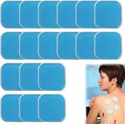 Pack of 20 Replacement Sets Gel Pads, Gel Pad for EMS, Replacement Gel Pad Compatible with Em 59, EMS Gel Pad, Abs Trainer Replacement Gel Sheet Replacement Pad, EMS Gel Pad ABS Trainer Replacement