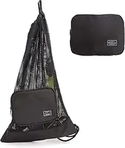 PACMAXI Snorkeling Gear Bag, Shoulder Strap Mesh Draw Bag for Scuba, Snorkel, Swim, Can Holds Diving Mask, Dry Top Snorkel, Trek Fins, and Other Equipment.