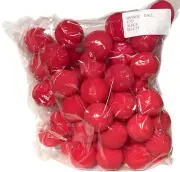 50 RED SOFT SPONGE BALLS 1.75" Gosh Bag Magic Trick Clown Foam Magician Set