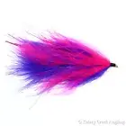 6-Pack Alaskabou Purple & Pink Fly, Streamer Fly for Salmon Steelhead
