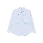 [Vivetta] Vivetta Bow-detail Buttoned Shirt 38 IT BLUE