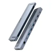 [MB-DOCK-D12] D12 Multi-Port Dual HDMI 4K USB-C Dock