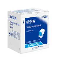 在飛比找PChome24h購物優惠-EPSON C13S050749 原廠藍色碳粉匣 適用機種: