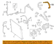 Jeep CHRYSLER OEM A/C AC Condenser/Compressor/Line-Heater Hose 52014624AA (for: Jeep)