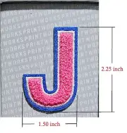 Printworks Letter J fluffy sticker
