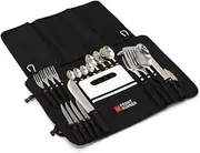 Camp Kitchen Utensil Set - Portable Cooking Utensil Travel Set with Adjustable Straps for Camping, Picnics, Outdoor Front Runner