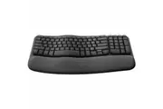 Logitech Wave Keys for Business Keyboard - Wireless Connectivity - USB Type A Interface - Graphite - Bluetooth - 5.1 - 10 m - Windows 10, Windows 11,
