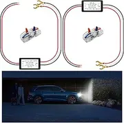 Fenikso Daytime Running Light Delay Off Controller, 18s Delay Switching Off Car DRL Controller, Waterproof Smart DRL Auto On/Off Switch Controller(2 Pcs)