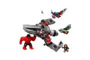 Lego Captain America Vs. Red Hulk Battle
