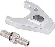Acouto Aluminum Distributor Clamp Chrome Billet Hold down for Chevy SBC BBC SB BB HEI Electronic
