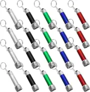 20 Packs Mini LED Flashlights 2.7 Inch Pocket Flashlight Keychain 5 Bulbs New