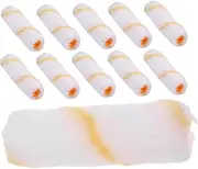 ANDRESLAD 20pcs Mini Paint Roller Kit High Density Roller Brush for Ups Lightweight Portable Painting Tools for Walls Cabinets Doors and Furniture
