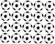 Kisangel 20Pcs Foosball Table Balls Replacement Mini Table Soccer Game Accessories for Enhanced Play and Lightweight Design for Tabletop