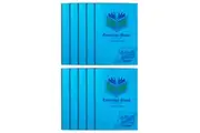 10x Spirax 70GSM 128 Pages A4 8mm Ruled No.P110 Exercise Book School Notebook