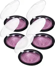 VALICLUD Travel-ready Lash Kit 5pcs Round Eyelash Storage Case for Makeup on The Go