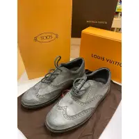 在飛比找蝦皮購物優惠-二手#TOD’S #TOD’S 灰色綁帶牛津鞋