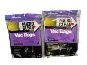 Lot of 2 Packs (4bags) ~Eureka ~ Micro Clean Style J Vacuum Bags made in USA