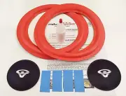 Cerwin Vega 250SE - 10" Foam Speaker Repair Kit w/ Shims & CV Logo Dust Caps!