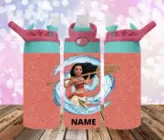 Disney MOANA Toddler or Kid Flip Top Lid Tumbler Sippy Cup 12oz - NEW