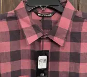 Travis Mathew Men’s Medium Shirt Cloud Flannel Lightweight Button Up $139