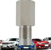 Stainless Steel Extension Pipe Fitting - Stainless Steel Adapter for Auto,Length 2.3 Inch Thread Size M18×1.5 Thread Leak-Proof Extension Pipe Fitting for Irrigation Car Garden Industrial Plumbing Sin
