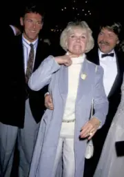 Doris Day & Terry Melcher at First Golden Cypress Awards at - 1988 Old Photo 2