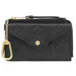 LOUIS VUITTON LV M69421 RECTO VERSO 粒面壓花牛皮鑰匙零錢卡包.黑