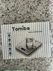 Tomiba Digital Kitchen Food Scale 11 lb Grams and Ounces Small Stainless Steel