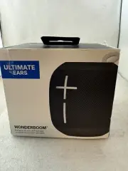 New Ultimate Ears WONDERBOOM Bluetooth Speaker Waterproof Black Factory Sealed