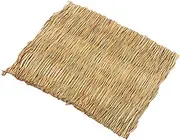 Bunny Mats for Cage - Woven Bedding Nest,Natural Grass Chew Toy Mat Bedding Pad for Cats Dog Animal Pet Comfort Resting Sleeping Area