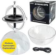 THAMES & KOSMOS Gyroscope | Perfectly Balanced & Precision Tested | Essential STEM Tool | Classic Scientific Device | Experiments in Physics, Forces & Gravity | Nostalgic Spinning Science Toy