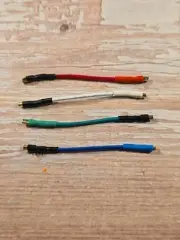 Cartridge Headshell Wires Leads Gold plated OFC Copper wire 1.2 Size Ferrule