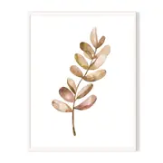 Autumn Framed Printed Wall Art - White