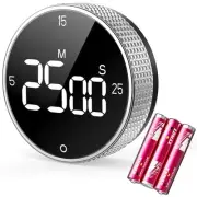 Digital Kitchen Timer with Magnetic, Large LED Display Countdown/Countup Time...