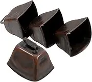 HAKIDZEL 4pcs Cow Bell Christmas Bells Cookware Hoods Loud Ringing Bells Handmade Cowbell Door Bell Bell Bell Arc-Edged Cowbells Hand Bell Bell Wedding Cowbell Retro Cowbells