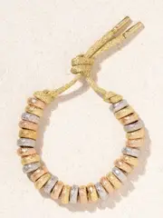 [Carolina Bucci] Carolina Bucci - Forte Beads 18-karat Yellow, White And Rose Gold Lurex Bracelet Kit - One size One size Gold