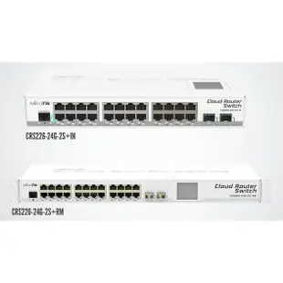 【RouterOS專業賣家】CRS226-24G-2S+IN 24埠 Gigabit 網管型 L3 路由/交換器