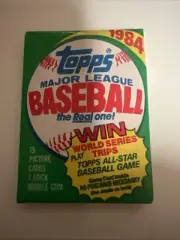 1984 Topps Wax Pack 15 Cards, Unopened, Possible Mattingly, Strawberry RC's