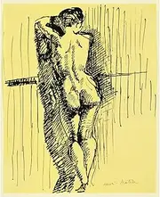 Poster Print Rolled - Henri Matisse - Standing Woman seen from Behind - 30x40 Inch Wall Decor Poster Art Print