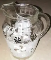 Lemonade Pitcher vintage glass