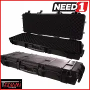 TSUNAMI Hard Carry Gun Case with Wheels | Waterproof | 103cm x 33cm x 15cm
