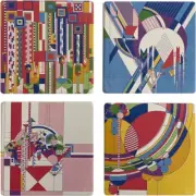 Frank Lloyd Wright New Liberty Covers Absorbent Stone Coasters