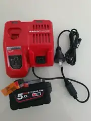 Milwaukee M18 5ah Battery And Charger Brand New