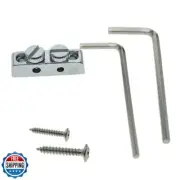 Dopro Chrome Guitar Bass Allen Wrench/Key Headstock Wrench Holder for FR Trem
